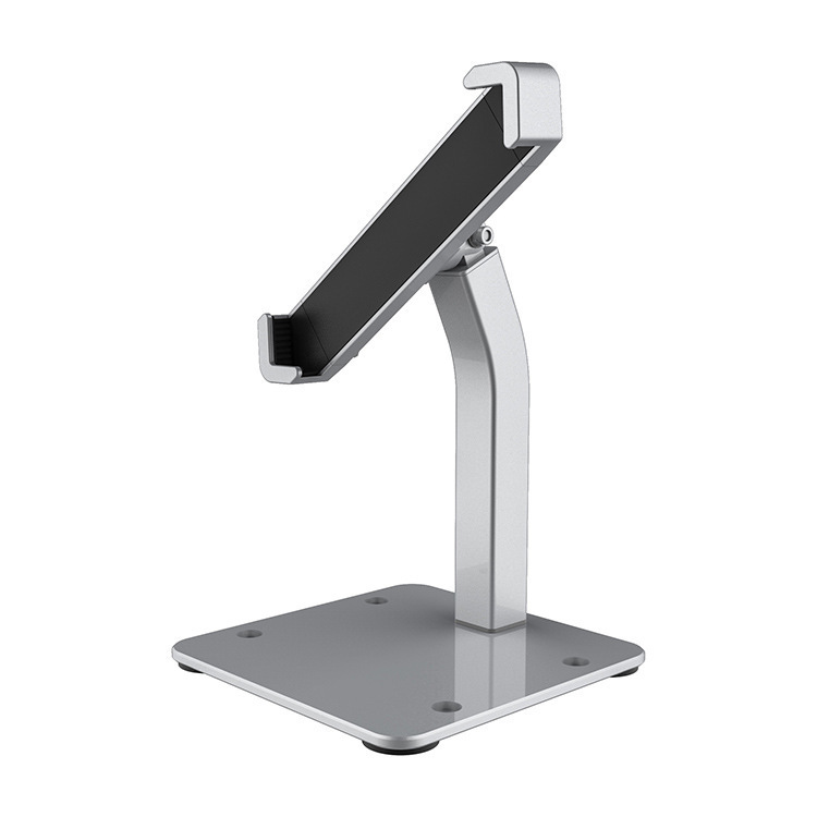 New mobile phone tablet desktop display machine fixed anti-theft lock aluminum alloy bracket base 7-14 inch