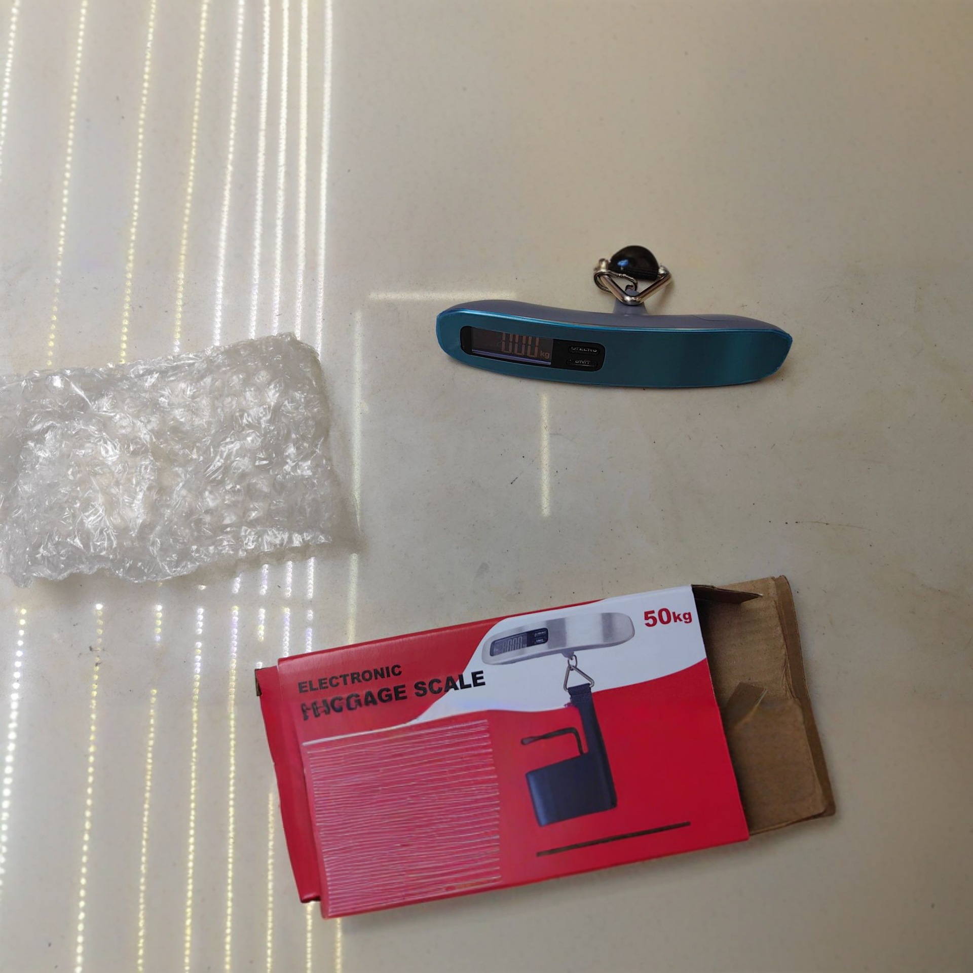 2025 50kg carcasa de acero inoxidable báscula de equipaje electrónica báscula portátil báscula de viaje báscula portátil pesada