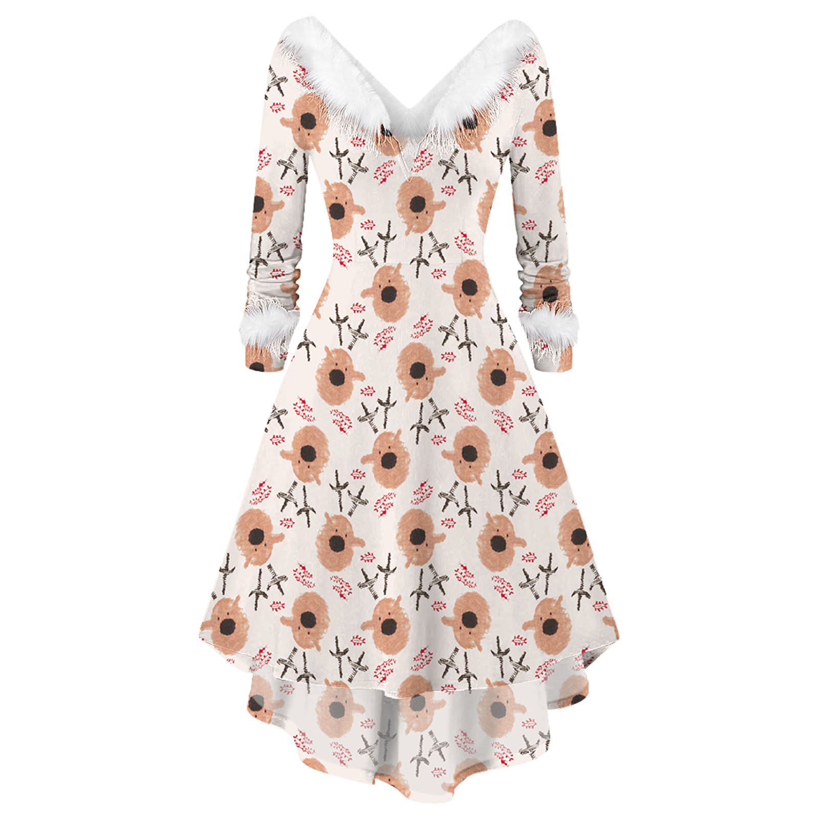 Women's Christmas Dress - Figure 9