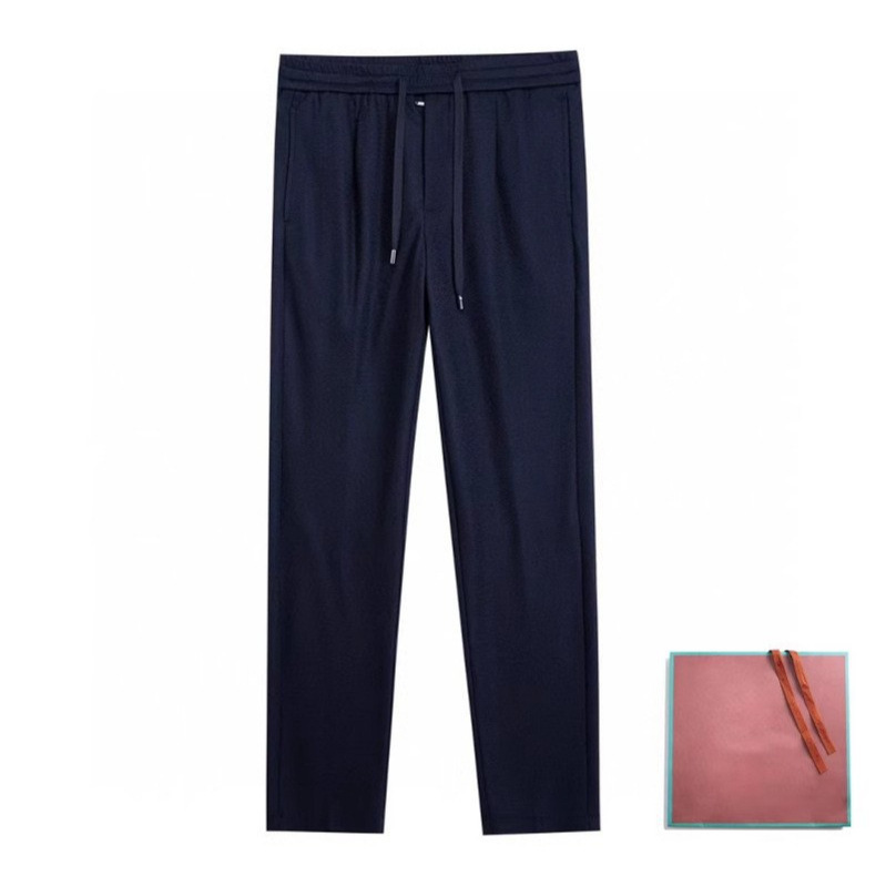 25 Autumn and Winter New Lp Simple and Versatile Men's Wool Cashmere Blended Knitted Sports Casual Pants Li Xian's Same Style