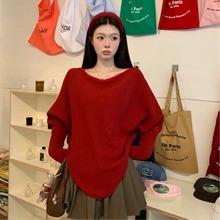 夏季2025针织不规则上衣温柔风慵懒新款感毛衣女蝙蝠袖潮氛围韩版