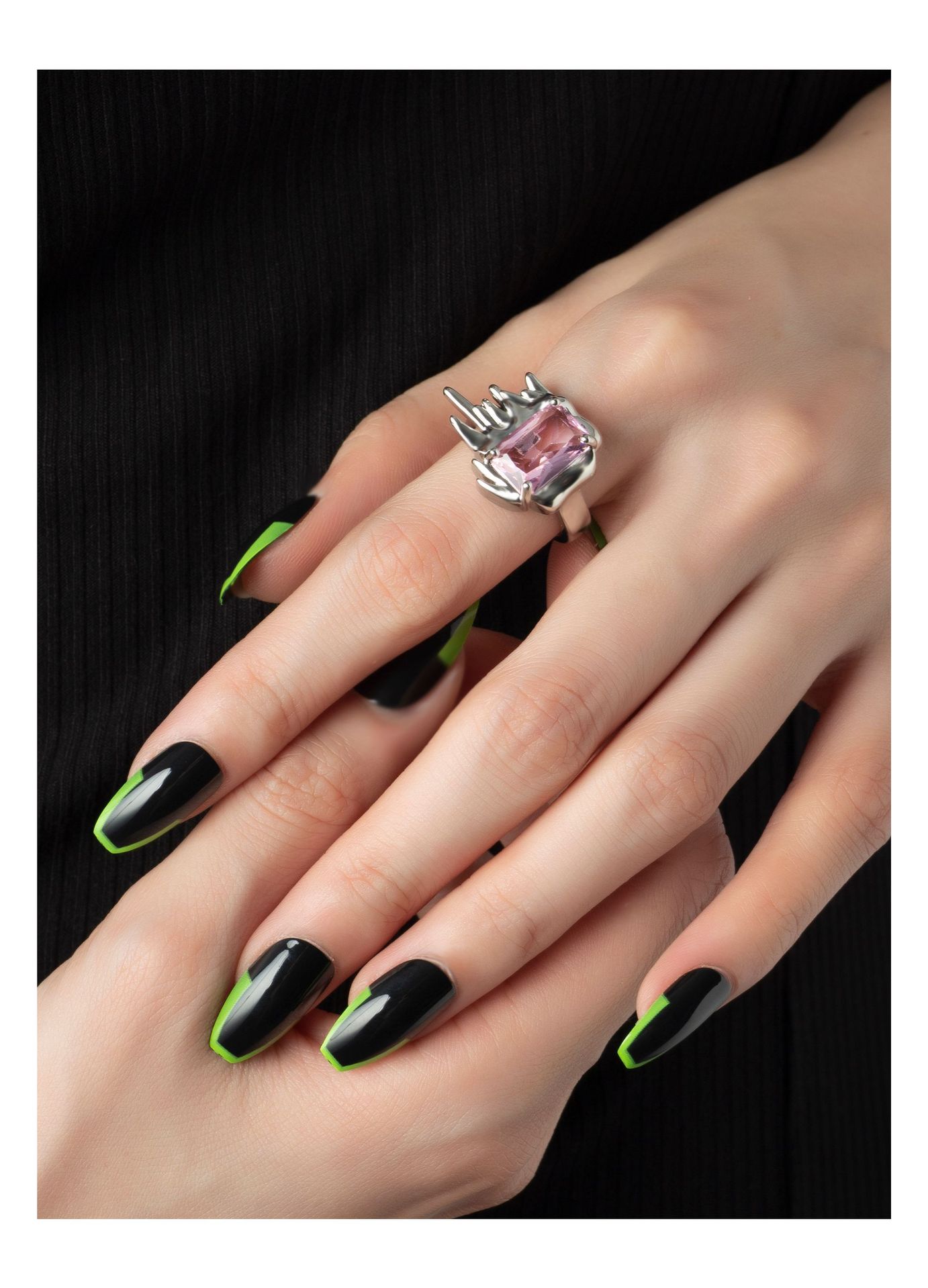 Fashion Geometric Copper Plating Zircon Open Ring