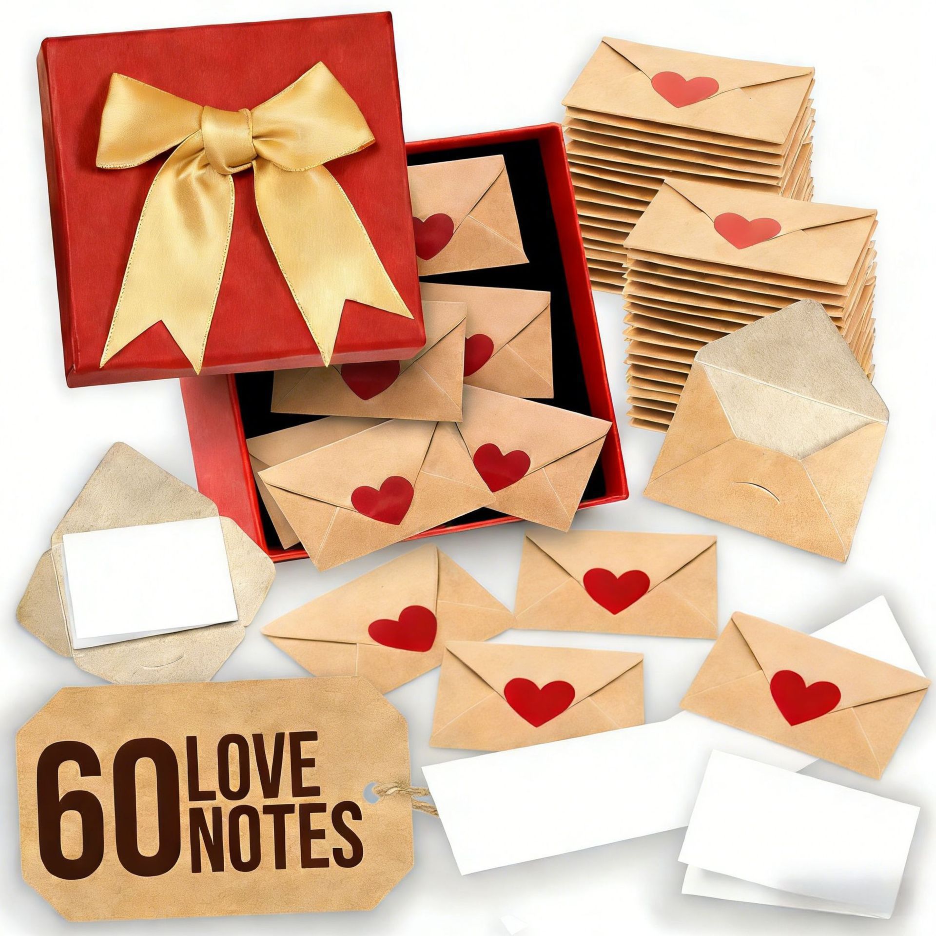 Pegatinas de corazón para tarjetas de san valentín etiquetas_voghion.com