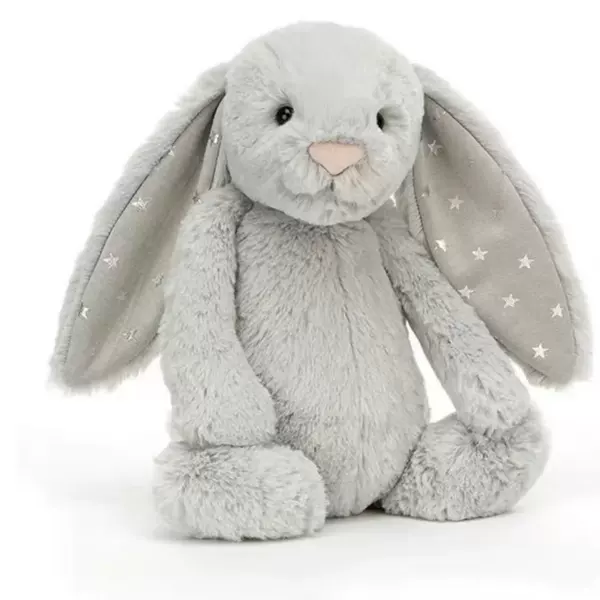 Gray Star Ears Rabbit 31cm