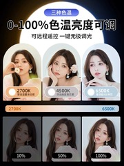 100W live broadcast studio lighting, spotlight live LED fill light, live broadcast room deep throw soft light, spherical photography light