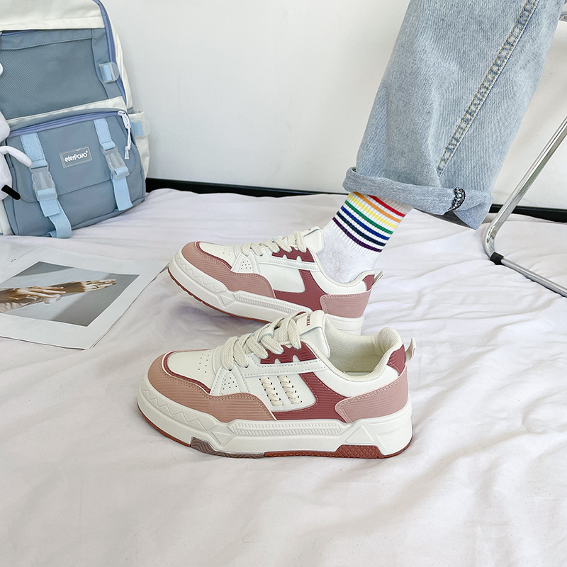 Woman Basketball Shoes Walking Shoes Tennis Shoes Sneakers Synthetic Shock Absorption Lightweight Breathable Sneakers_voghion.com