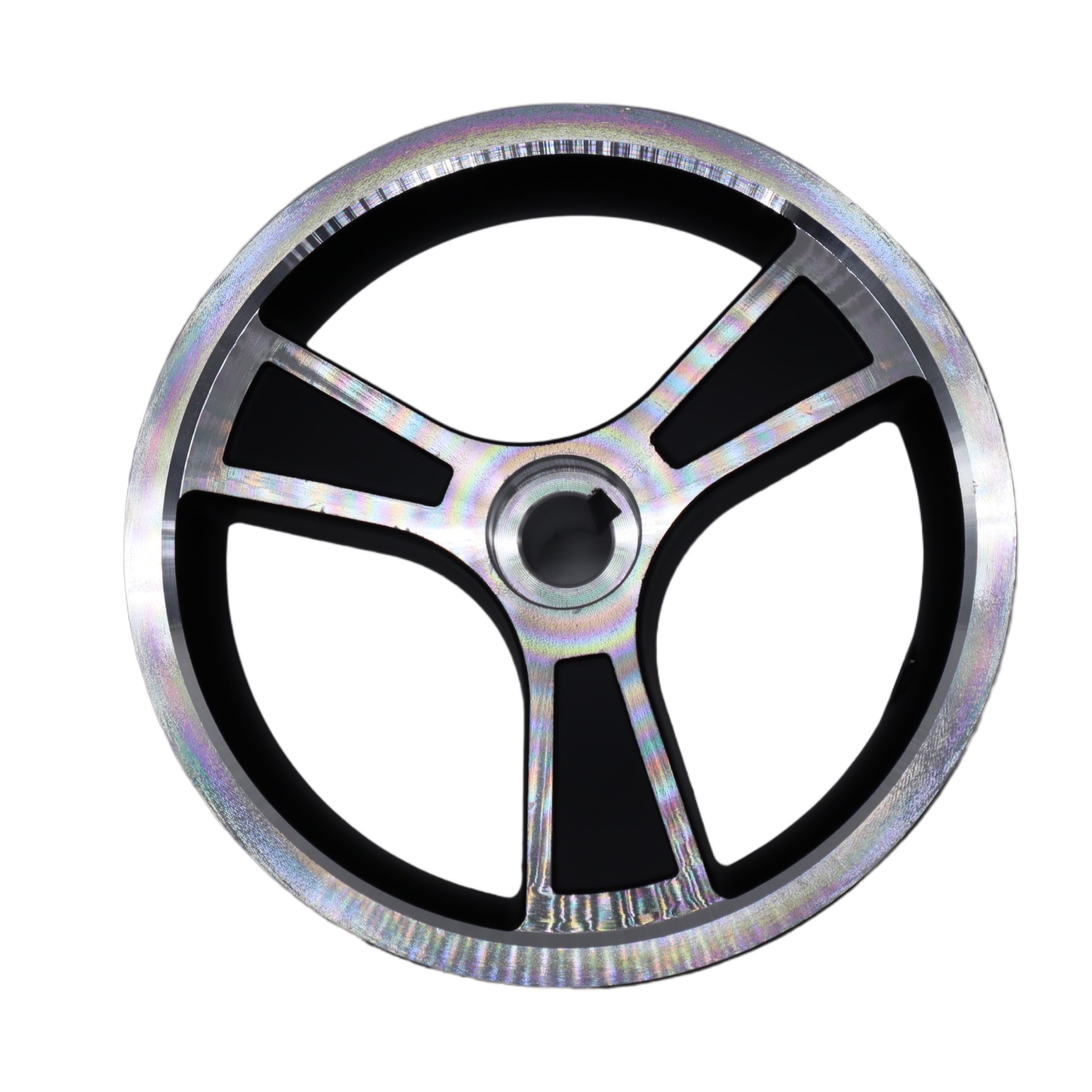 10英寸铝合金键槽轮毂10x210x2.12510x2.50实心胎内外胎轮椅车