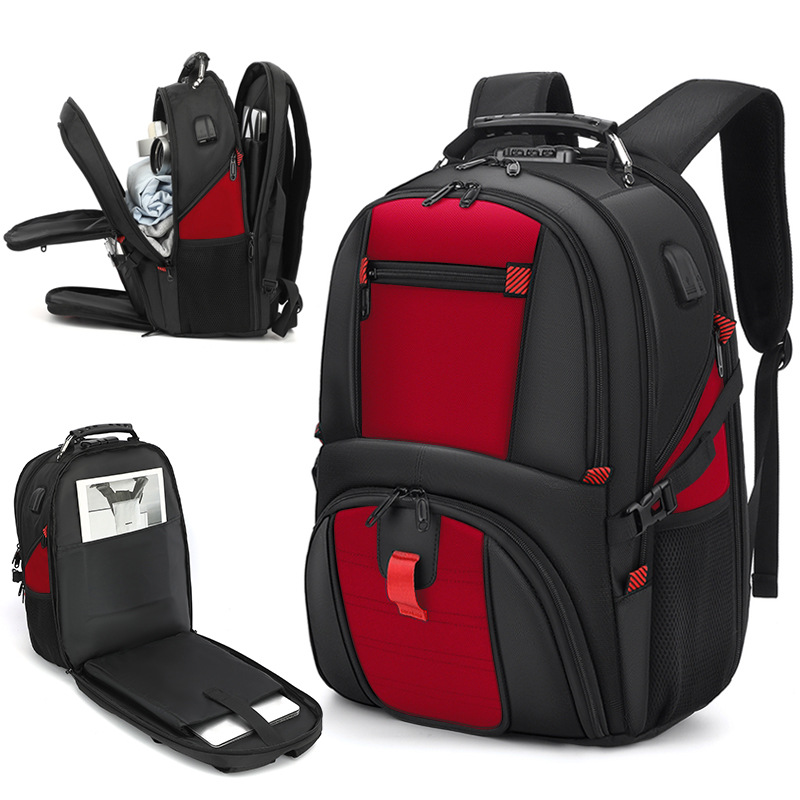 Mochila de negocios para computadora en tela de Oxford, resistente al desgaste, para viajes de negocios image 8