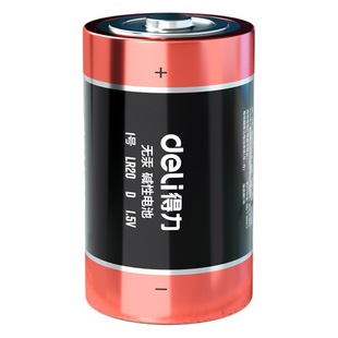 Deli LH100, не содержащая ртути, бессвинцовая щелочная батарея № 1, долговечная всасывающая карта, 1 упаковка