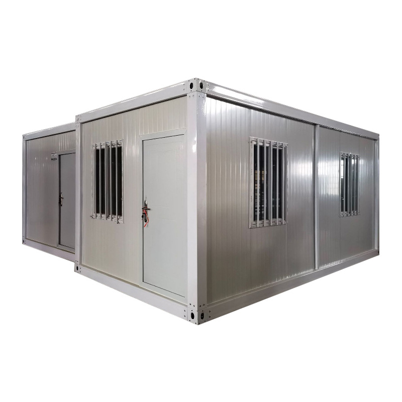 Contenedor móvil Casa de tablero móvil Caja ensamblada Sitio de construcción Dormitorio Residente Casa de contenedor Casa móvil de placa de acero de color