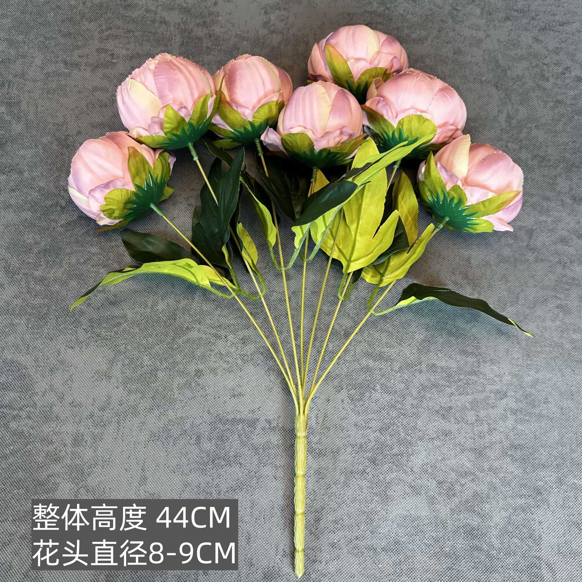 Simulación de 7 flores de peonía decoración de boda decoración de flores de seda hechas a mano transfronterizas adornos de flores falsas al por mayor