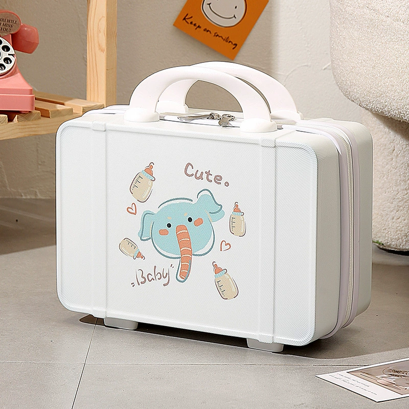 Путешествие маленький ретро чемоданчик handsont storage box, косметичка, 14 дюймов