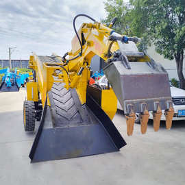 扒渣机图片 轮式刮板扒渣机小型 矿用井下扒渣机参数配置