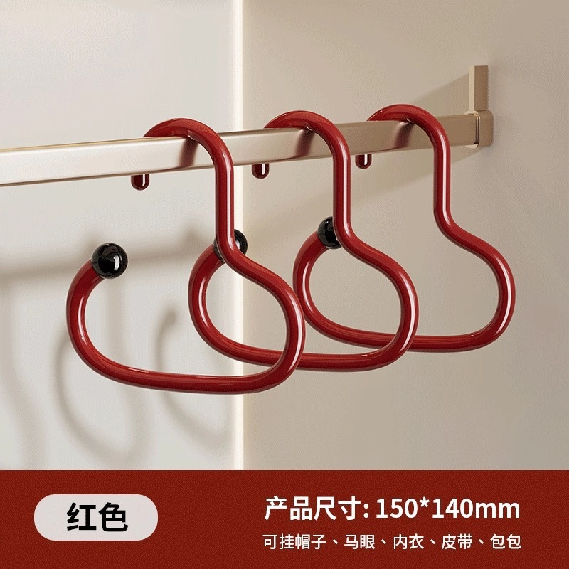 多巴胺创意圆环衣架防滑落挂帽子丝巾围巾多功能家用收纳神器简约|undefined