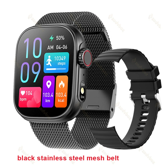 Умные часы Zw39 с Bluetooth, сердечным ритмом, вызовами, музыкой и функциями здоровья