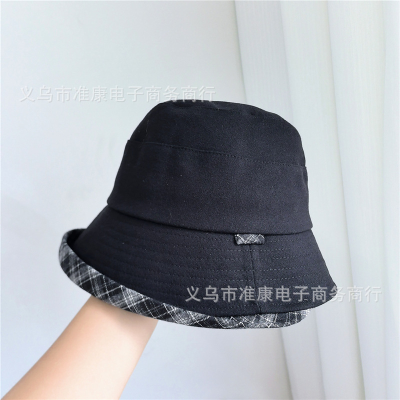 遮阳帽秋季日系新款女士优雅大气显脸小防晒渔夫帽可折叠防晒盆帽|undefined