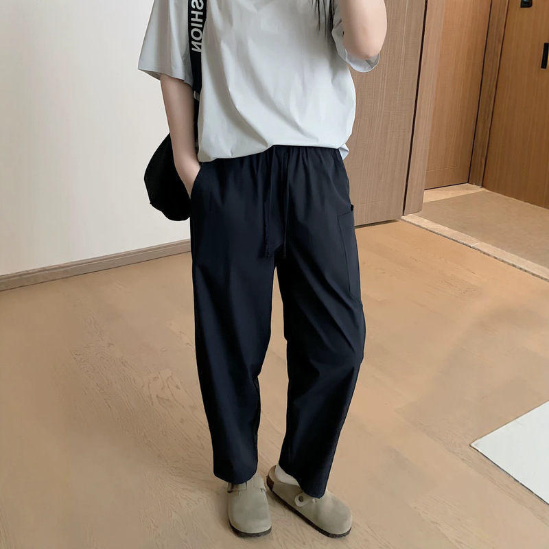 26 Summer New Product: Sujia Outdoor Casual Sports Solid Color Versatile Two-Color Loose Tapered Pants for Women 9102 26 Summer New Product: Sujia Outdoor Casual Sports Solid Color Versatile Two-Color Loose Tapered Pants for Women 9102