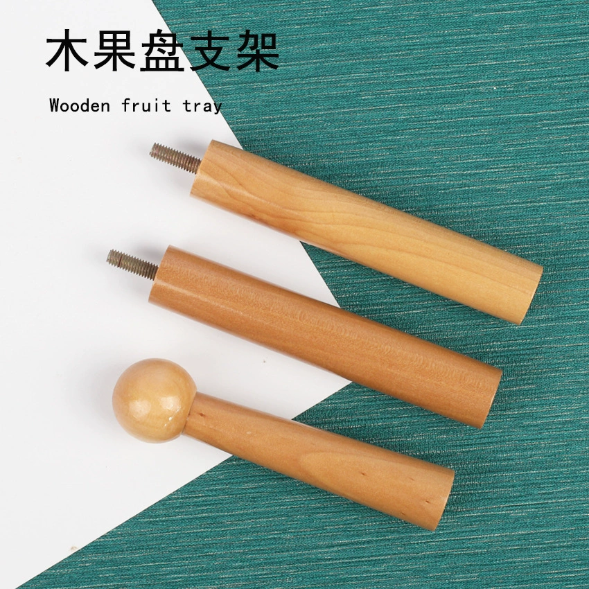 Деревянный держатель тарелки с фруктами Свадебная десертная подставка Тарелка для конфет Строка Пластиковая тусклая тарелка Круглая многослойная ручка для фруктовой тарелки с бисером