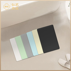 Cross-border dropshipping solid color bathroom mat, diatomaceous earth water-absorbent quick-dry anti-slip mat bathroom foot mat, shower door mat