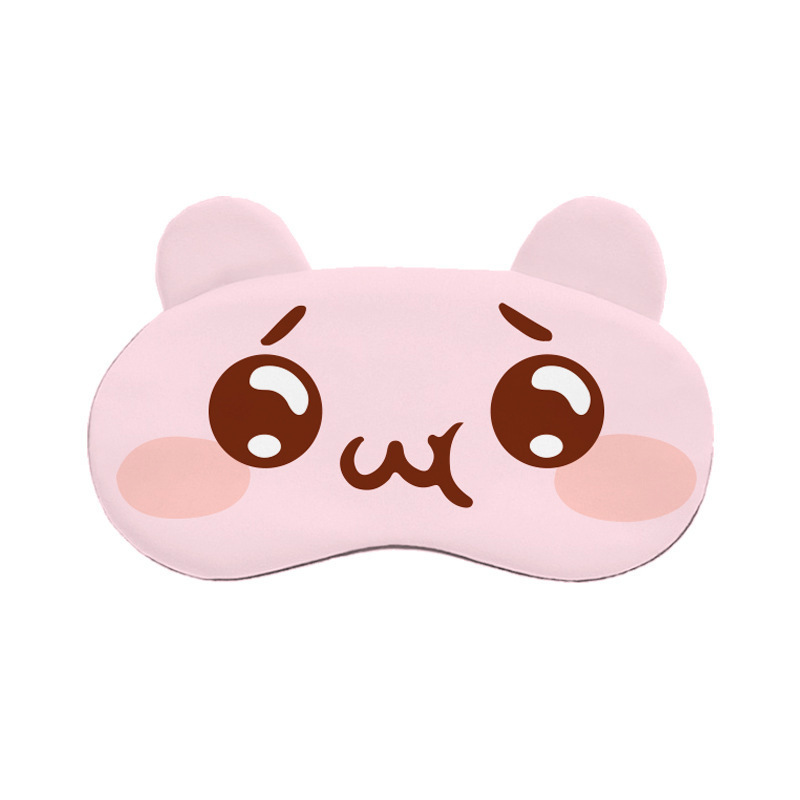 漫画風のかわいい子供用睡眠アイマスク、遮光、温冷湿布、アイスパック、卸売、ロゴ印刷可能、目元用|undefined