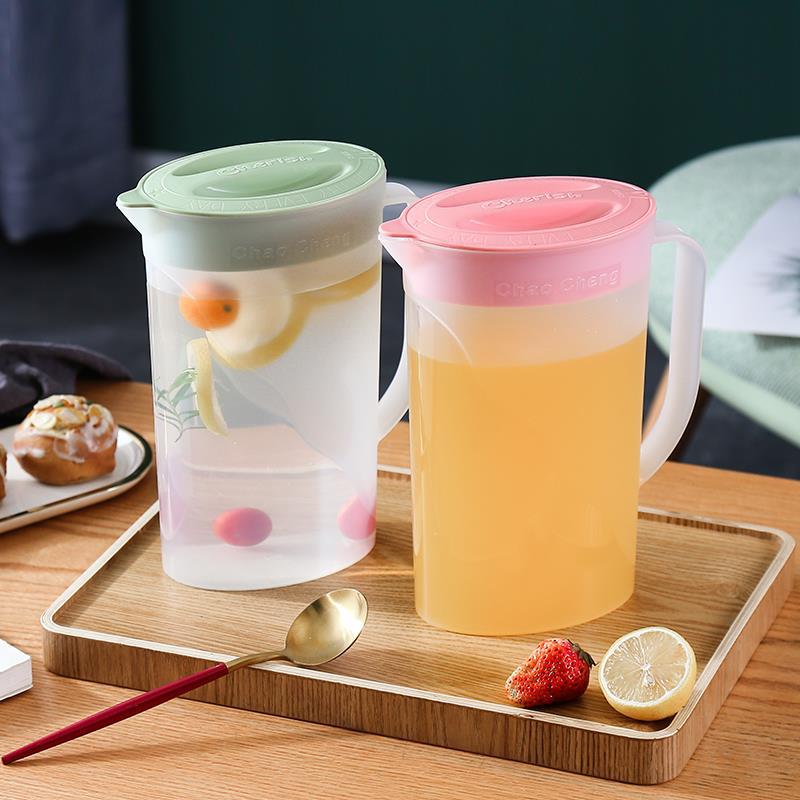 Large Capacity Plastic Water Cooler, Durable and Heat Resistant Home Use Electric Kettle, Cup Set, Herbal Tea Pot, Juice Pot
