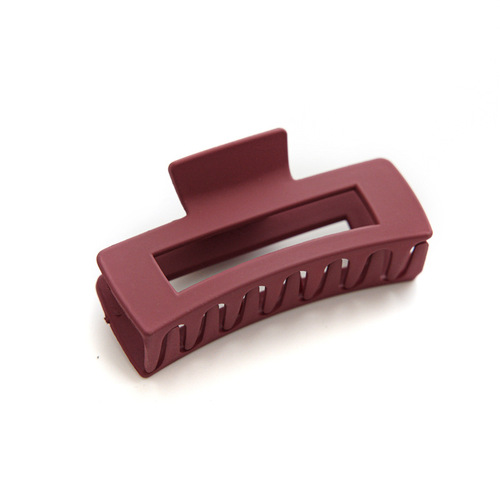 Cross-border new Morandi color hair clip solid color simple large girl hair clip back head shark clip