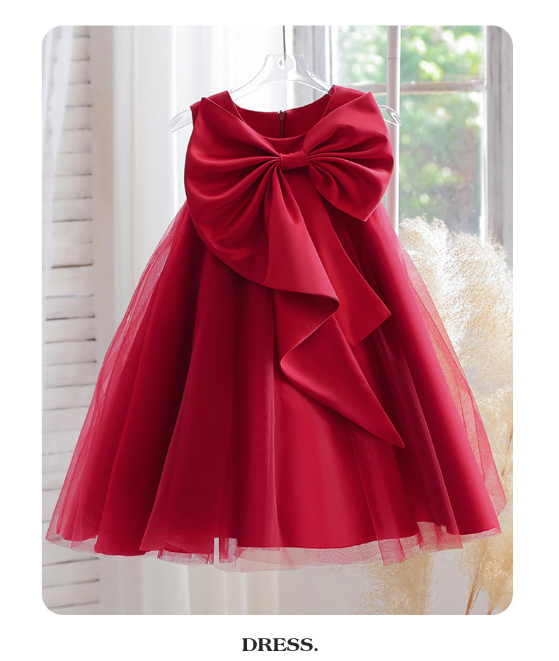 416g Weight Children's Dress Children's Clothing Type Above Knee Dress Length Type Sleeveless Sleeve Length Party Dress Dresses Type Polyester Fabric Type High Waist Waist Line Toddler(3-6Years) Age Group Family Gathering, Party Occasion Round Neck Neckline Loose Fit Type Bow Knot Pattern Summer Season Girl'S Gender Elegant, Princess, Cute Style Elegant Princess Cute Bow Knot Polyester Girls Dresses 15