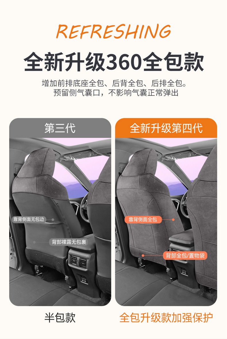 26 Models of Corolla Ruifang-Specific Full-Cover Suede Car Seat Covers, Universal for All Seasons, Rams Seat Cover Modification