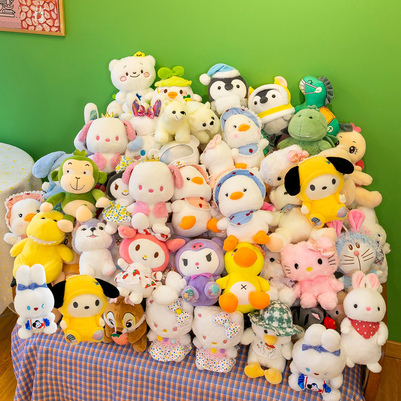 New eight-inch flow grab doll cute doll small doll wedding throw doll plush toy wholesale