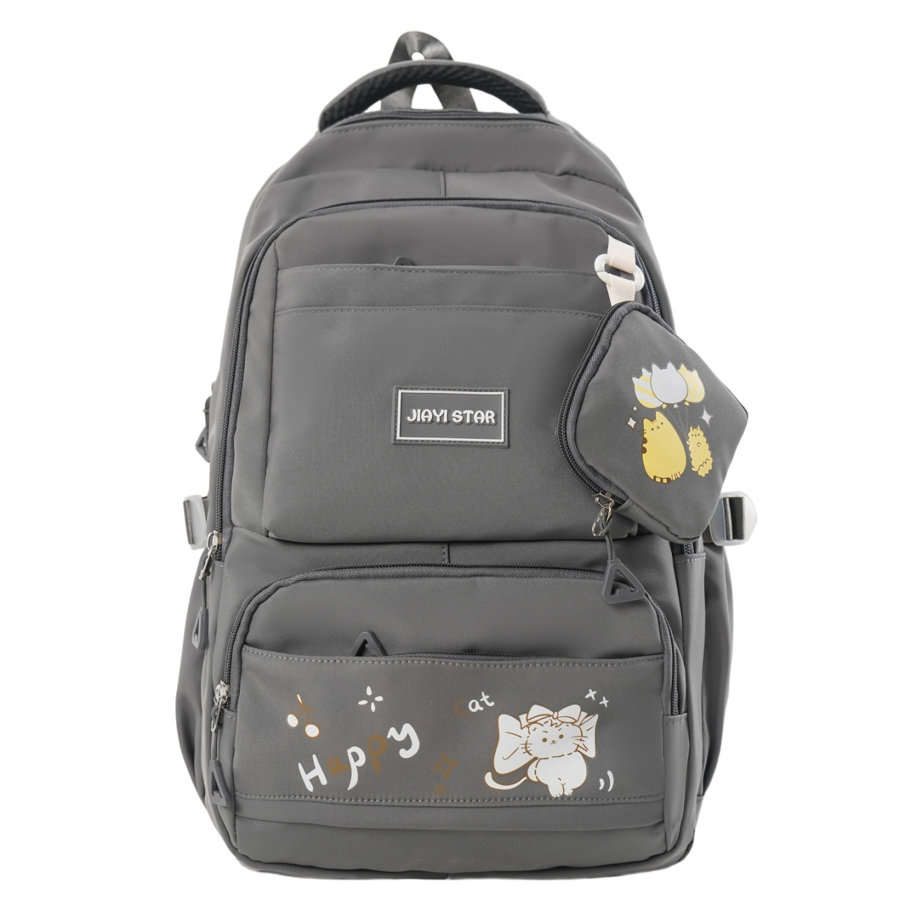 Mochila encantadora para mujeres 2025 nueva bolsa de viaje de computadora para estudiantes de secundaria de alta capacidad de moda coreana mochila casual para mujeres image 11