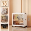 ★Enlarged 70CM-1 Hanging Clothes [Transparent Black]☆