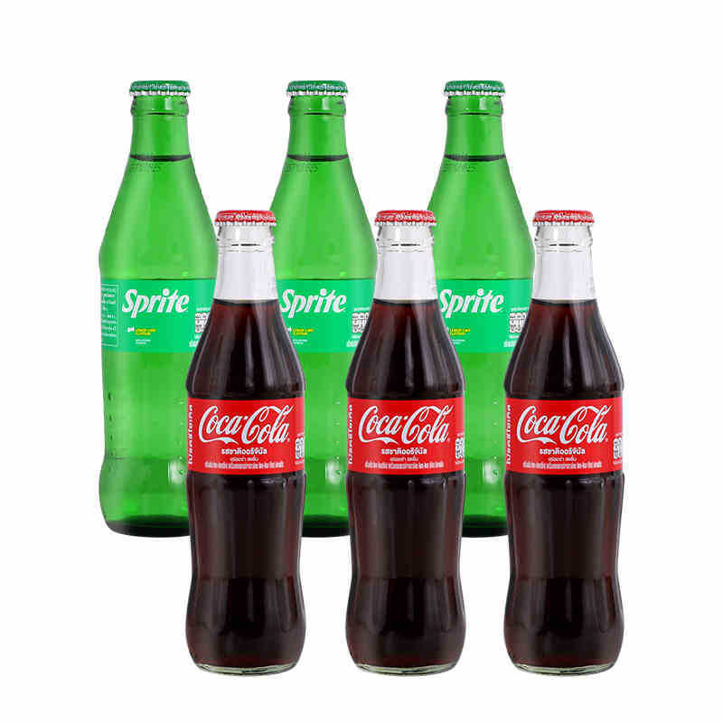 炭酸飲料タイ輸入スナックコカコーラSprite青レモン雪碧ソーダガラス瓶入り250ml|undefined