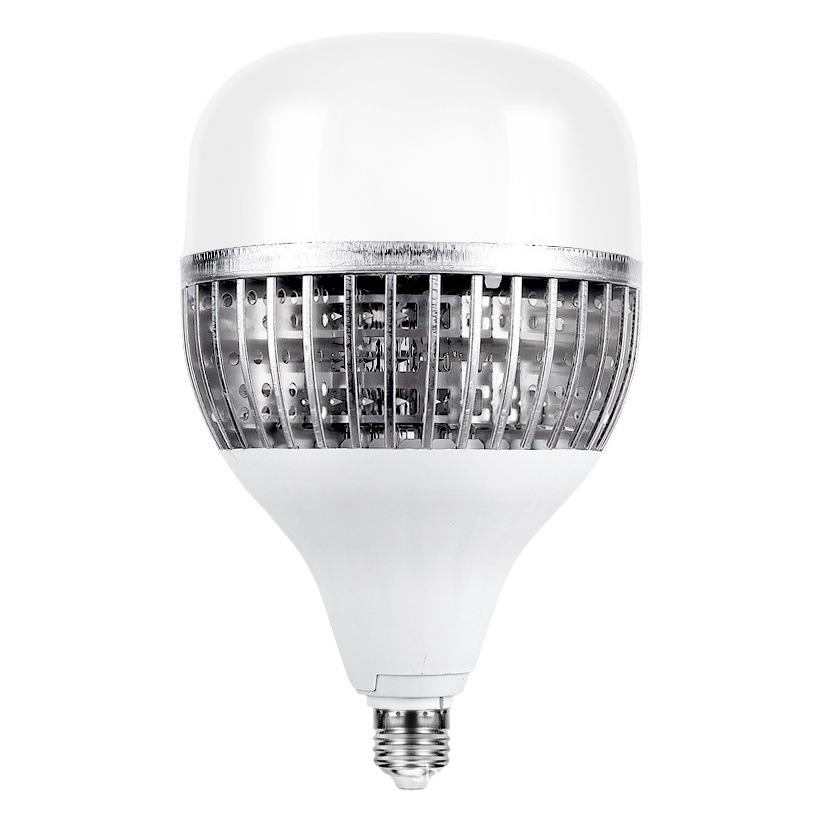 Lámpara LED de Alta Potencia para Taller o Fábrica, Bombilla E27 con Montaje de Rosca, Luz con Aletas de 36W/50W, Iluminación Industrial para Almacenes