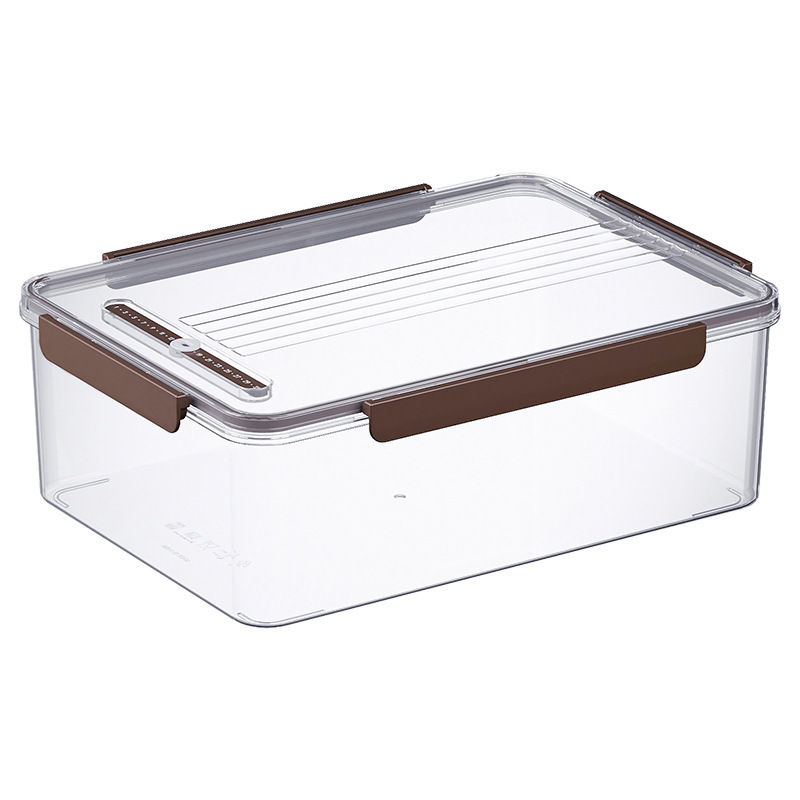 透明密封鮮度保持ボックス家庭用冷蔵庫分類厚手収納ボックスキッチン果物野菜食品級収納ボックス|undefined