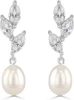 Silver earrings from pearl