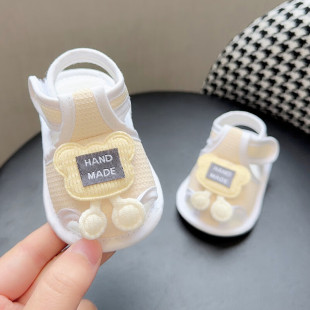Baby Sandals 6 to 12 Months Summer Baby Shoes Small Month Old Toddler Soft Sole Cloth Shoes 1 Year Old Baby Shoes before Walking