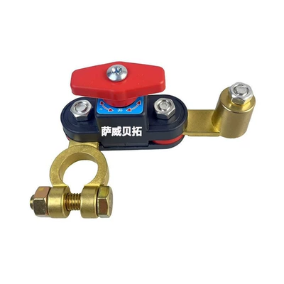 Car Battery Power-Off Switch 12V24V Universal Car Truck Anti-Leakage Breaker Suv Off-Road Vehicle (Car on the line of fire) - universal-positive-and-negative-poles-pure-copper-double-heads-can-be-rotated