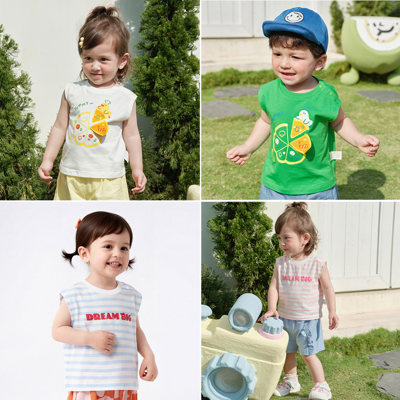 [balaOne] Barrabala ropa infantil chaleco sin mangas para bebés 2026 ropa de verano adorable