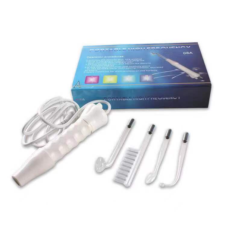 High-Frequency Beauty Device for Acne Removal, Ozone Acne Remover, Facial Mite-Cleaning Electrotreatment Wand, Sterilizing & Acne-Eliminating Electrotreatment Instrument