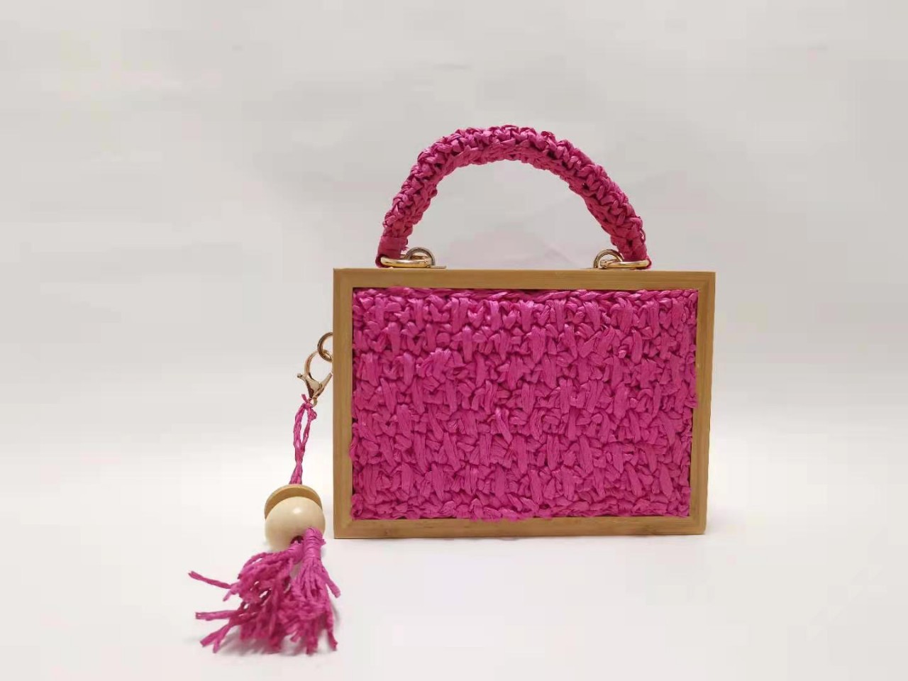 Straw Crossbody Bag Image 1