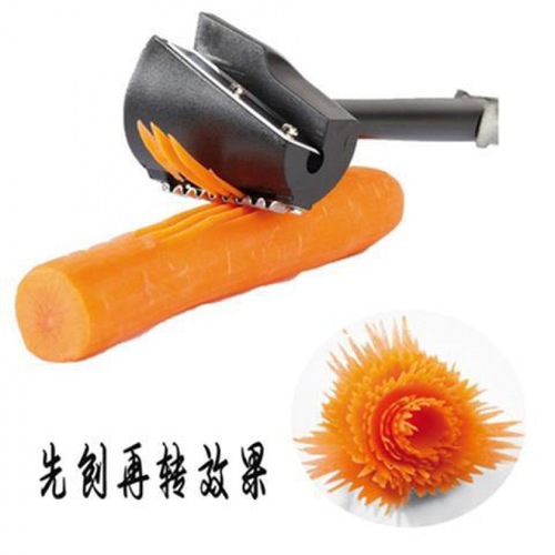Stainless steel salad roll set spiral roll grater carrot cucumber carving knife shaping knife