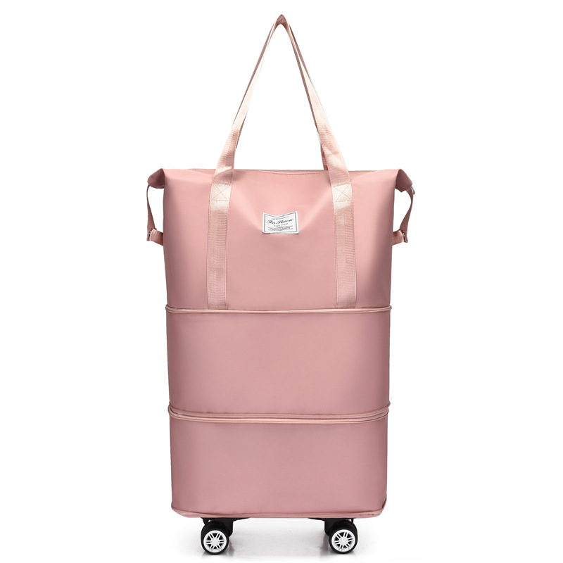 Bolsa de viaje de rueda universal bolsa de equipaje Portátil Bolsa de almacenamiento bolsa de maternidad separación húmeda y seca de gran capacidad bolsa de Yoga de fitness