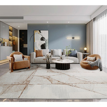 客厅地毯防水可擦免洗耐脏易打理轻奢高级感家用卧室威尔顿地毯