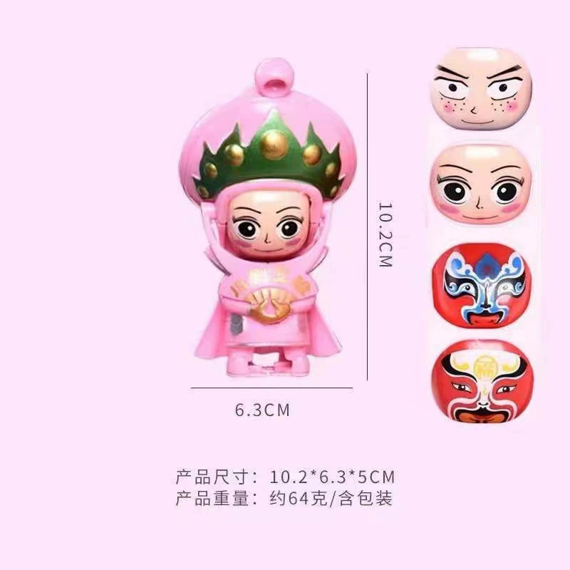 Китайский минифигура, игрушка, интернет-знаменитость, креативный подарок