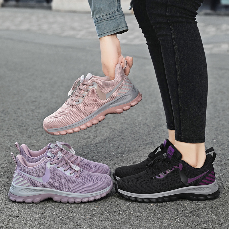 Zapatos de madre de suela blanda, zapatos ligeros de verano para ancianos, zapatos deportivos cómodos para mujeres, zapatos de tela de mediana edad y ancianos