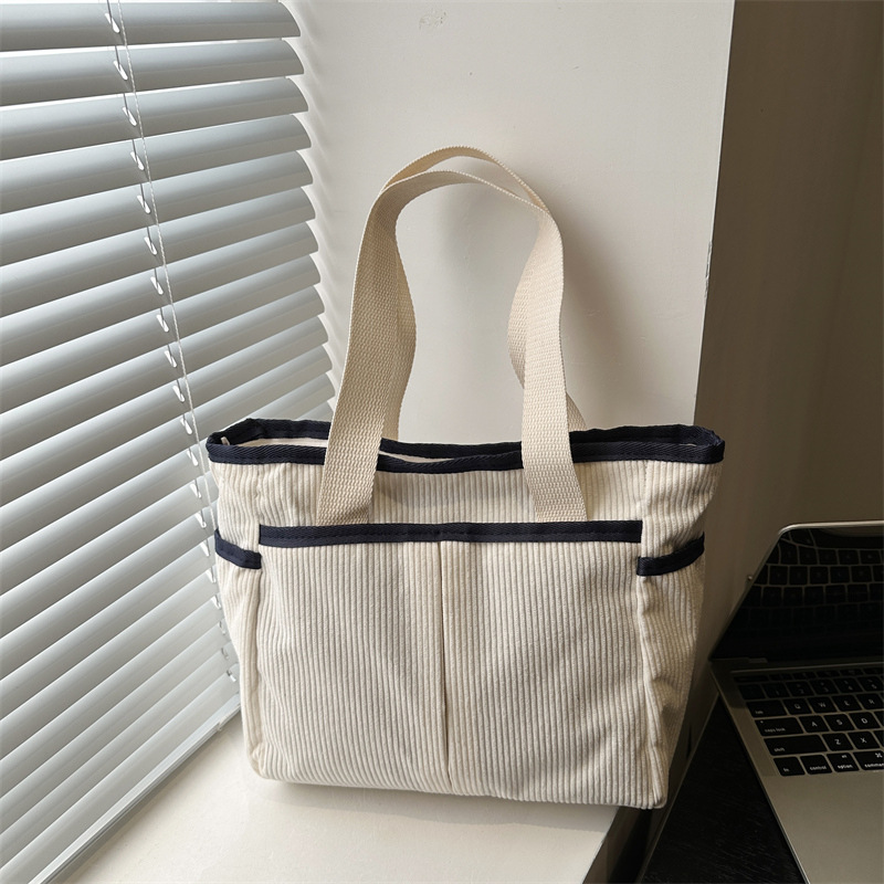 Bolsa de alta capacidad bajo la axila de moda versátil para mujeres 2024 nuevo otoño invierno velcro bolsa de viaje bolsa de hombro