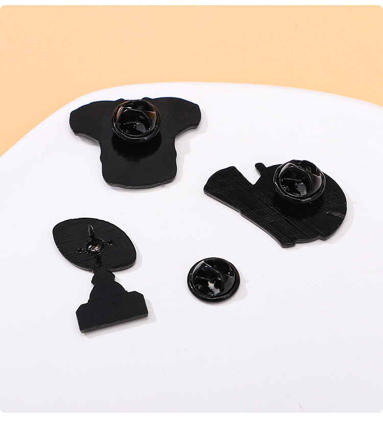 Alloy Material Cartoon Style Pin Rugby Alloy Enamel Unisex Brooches