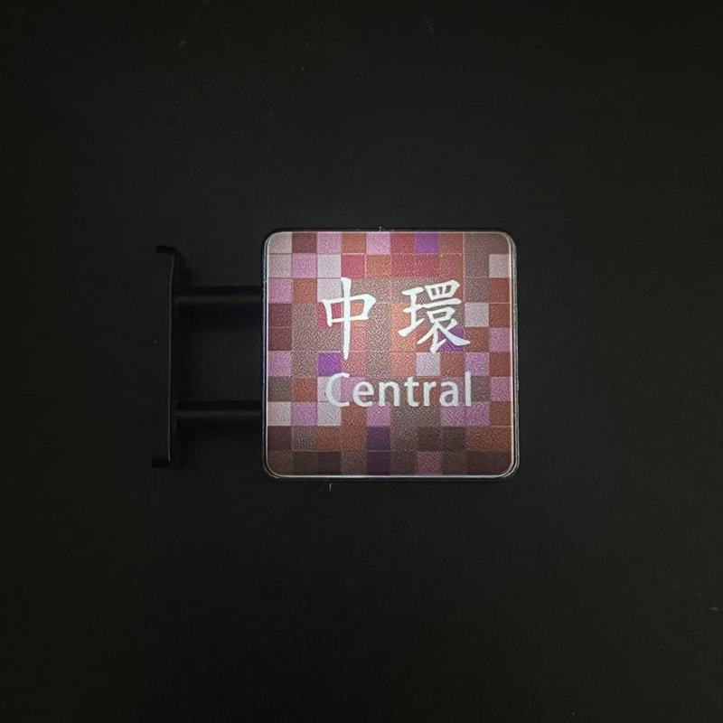 日本地下鉄発光冷蔵庫マグネット大阪磁気冷蔵庫マグネット香港プラットフォーム列車旅行記念装飾|undefined