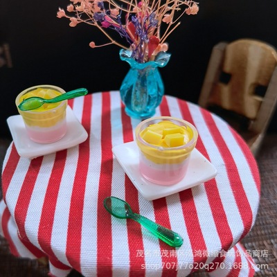 DOLLHOUSE Small dolls parts DIY Scene Model prop Mini simulation Mango Pudding