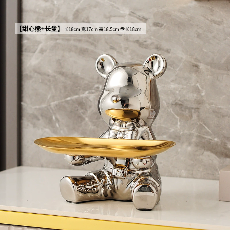 Storage system for keys, ceramic decorations for living room, light luxury style
